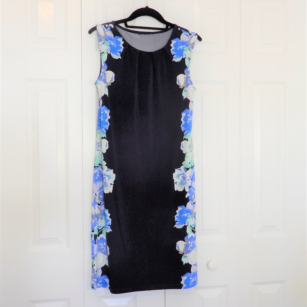 Blue Floral Summer Dress in size S